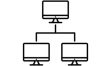 computer-network-client-server-connection-intranet-icon-in-line-style-design-isolated-on-white-background-editable-stroke-vector